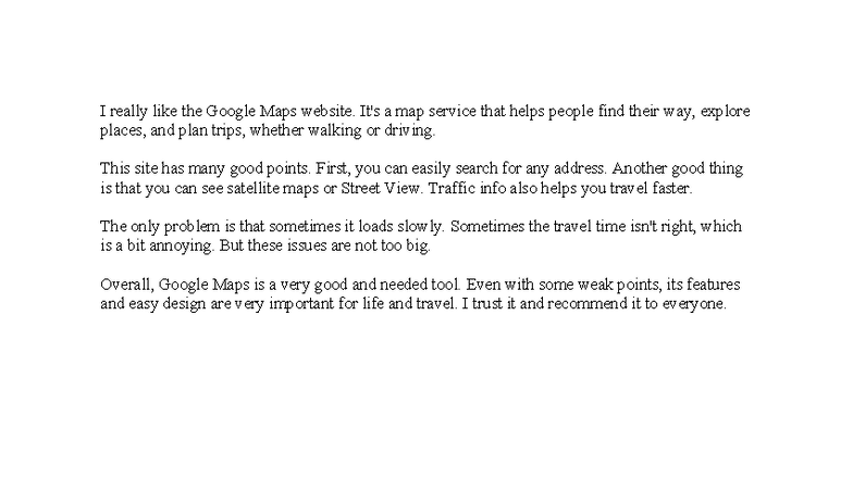Writing Assignment 2 - Google Maps Review and Insights - Studocu