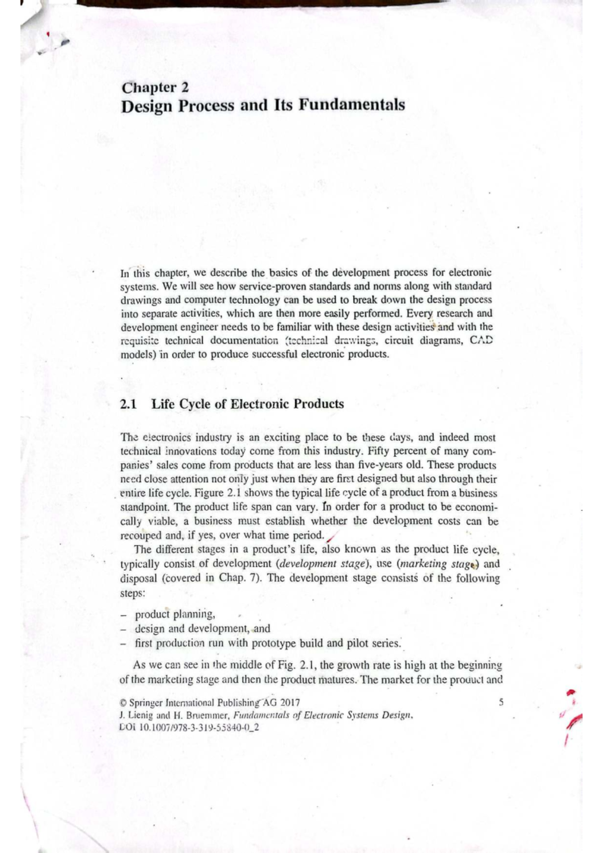 Chapter 2: Fundamentals of the Design Process in Engineering (ENG PD II ...