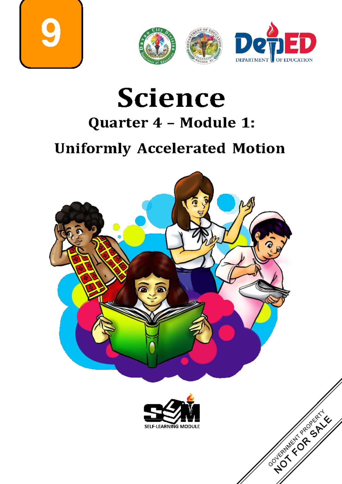 Q4 Science 9 Module 1: Understanding Uniformly Accelerated Motion - Studocu
