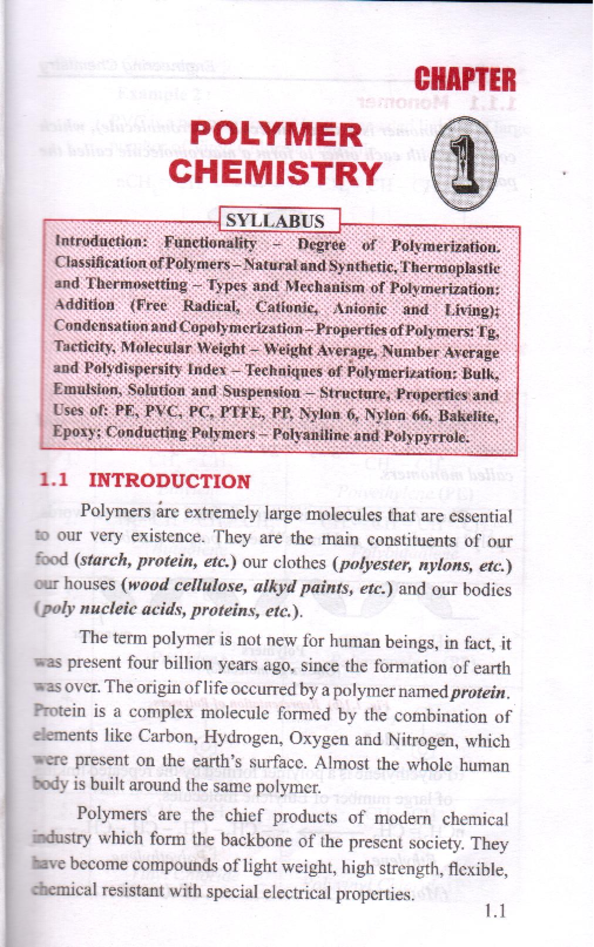 Polymers Notes from Sivashankar's Lectures for Study - Studocu