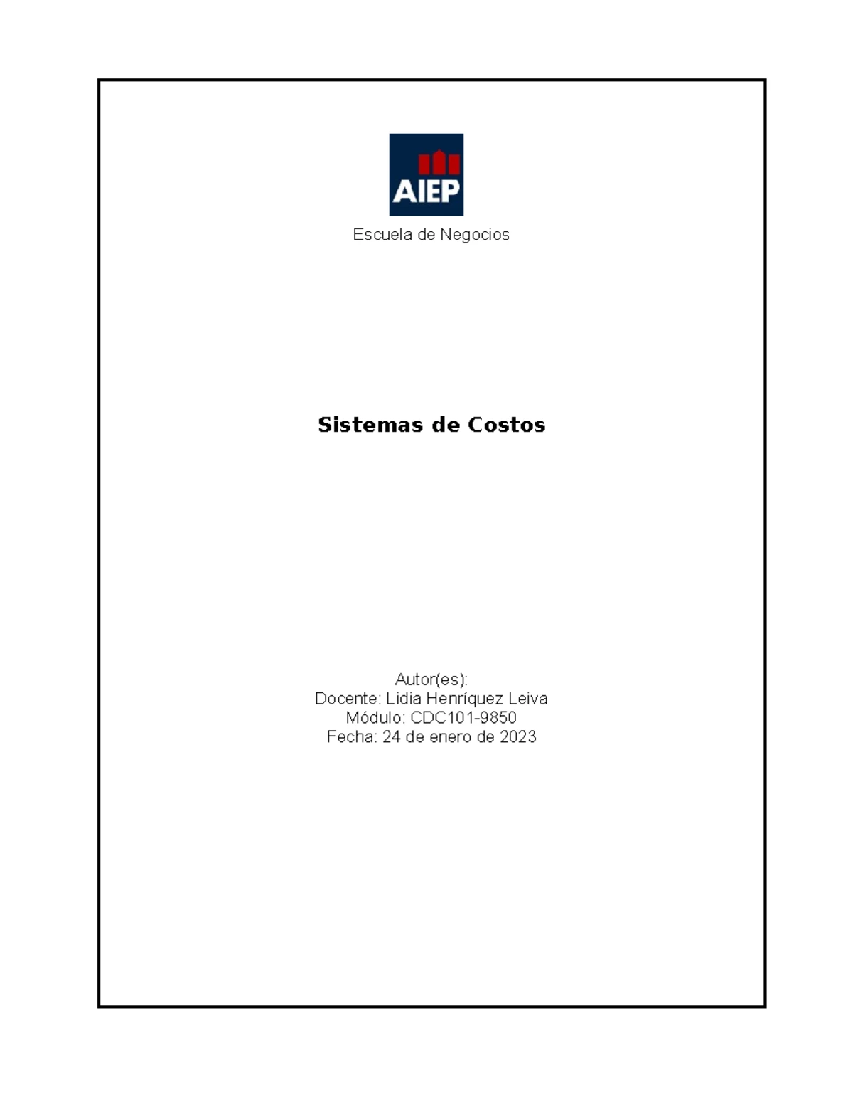 CDC102 9058 Análisis de Costos del Producto Alfa - Semana 2 - Studocu