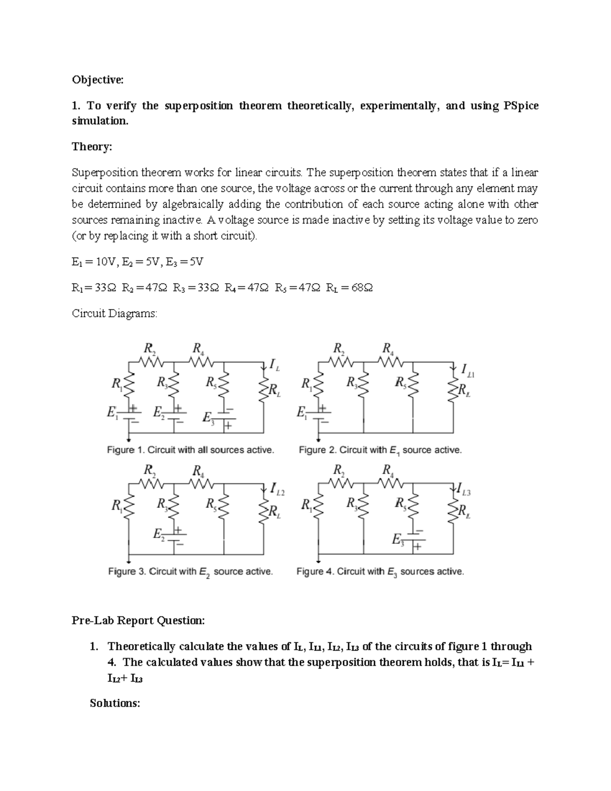 Cse 209 lab 6 - Hahahaja - Objective: To verify the superposition ...