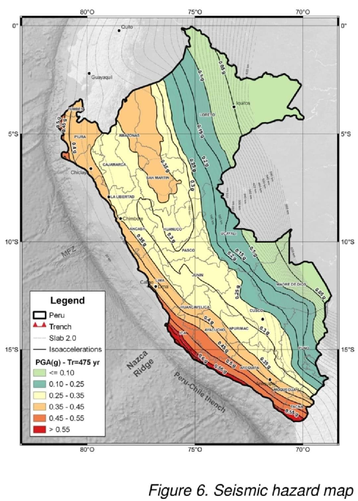 Nuevo Mapa de Peligro Sismico del Perú - NEW SEISMICITY BASED SEISMIC ...