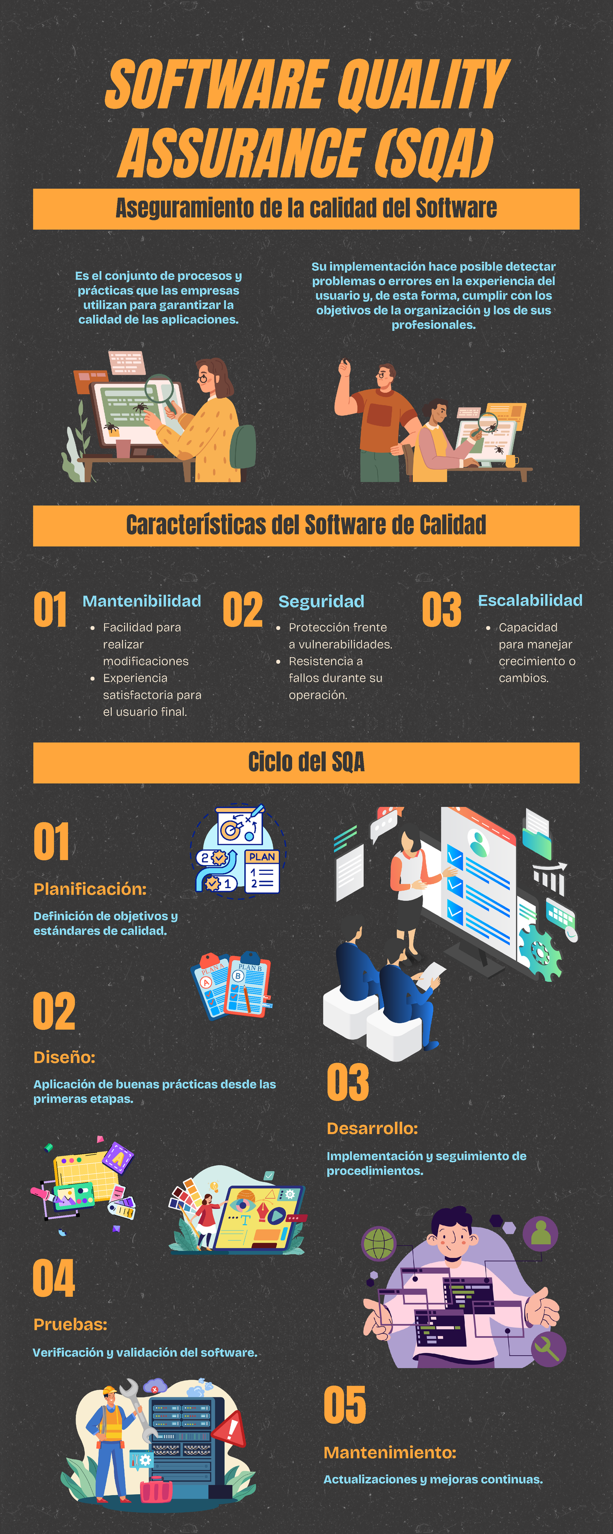 Infografía Calidad De Los Sistemas Informaticos - PLAN A PLAN B ...