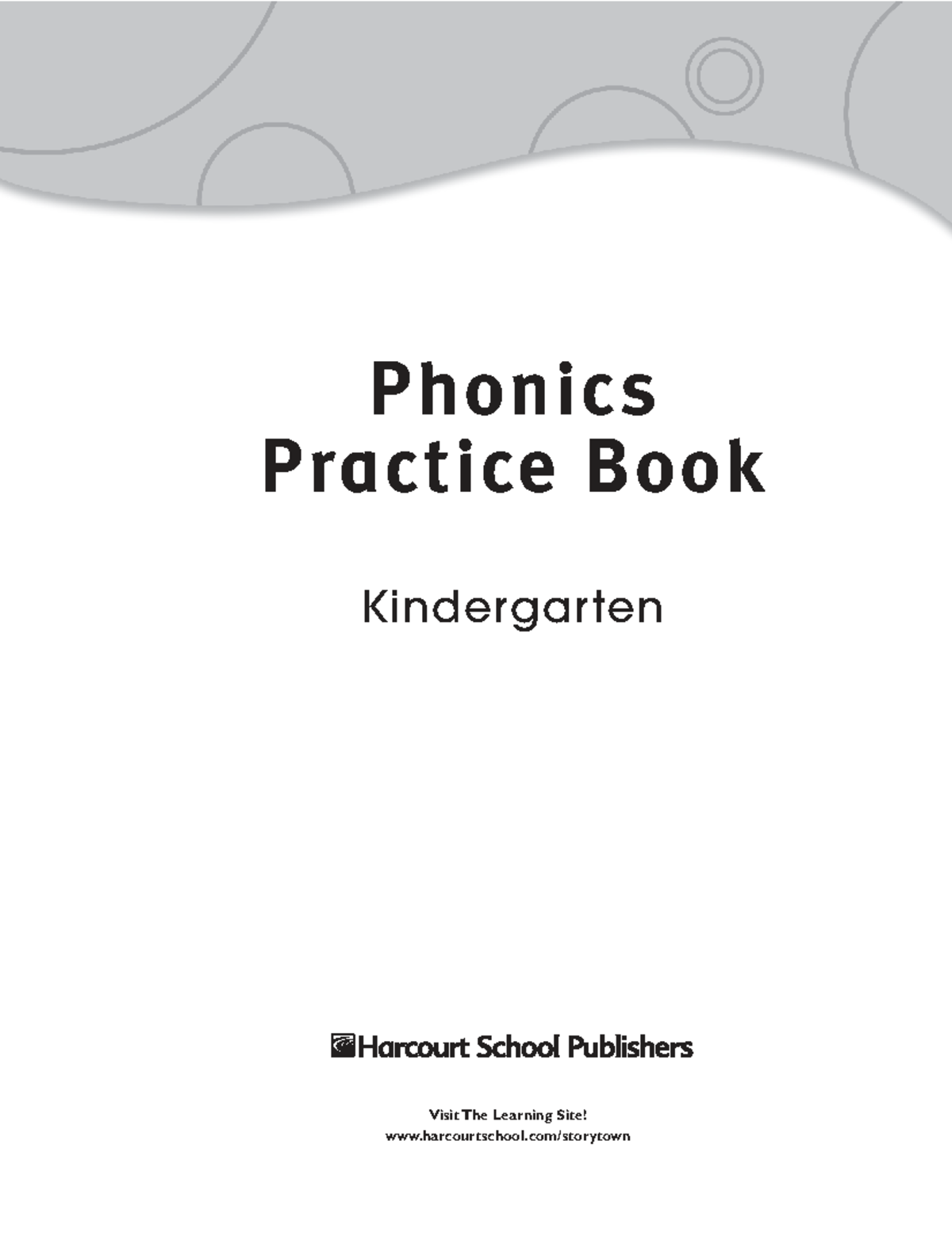 Harcourt GK Phonics Practice Book for Kindergarten Students - Studocu