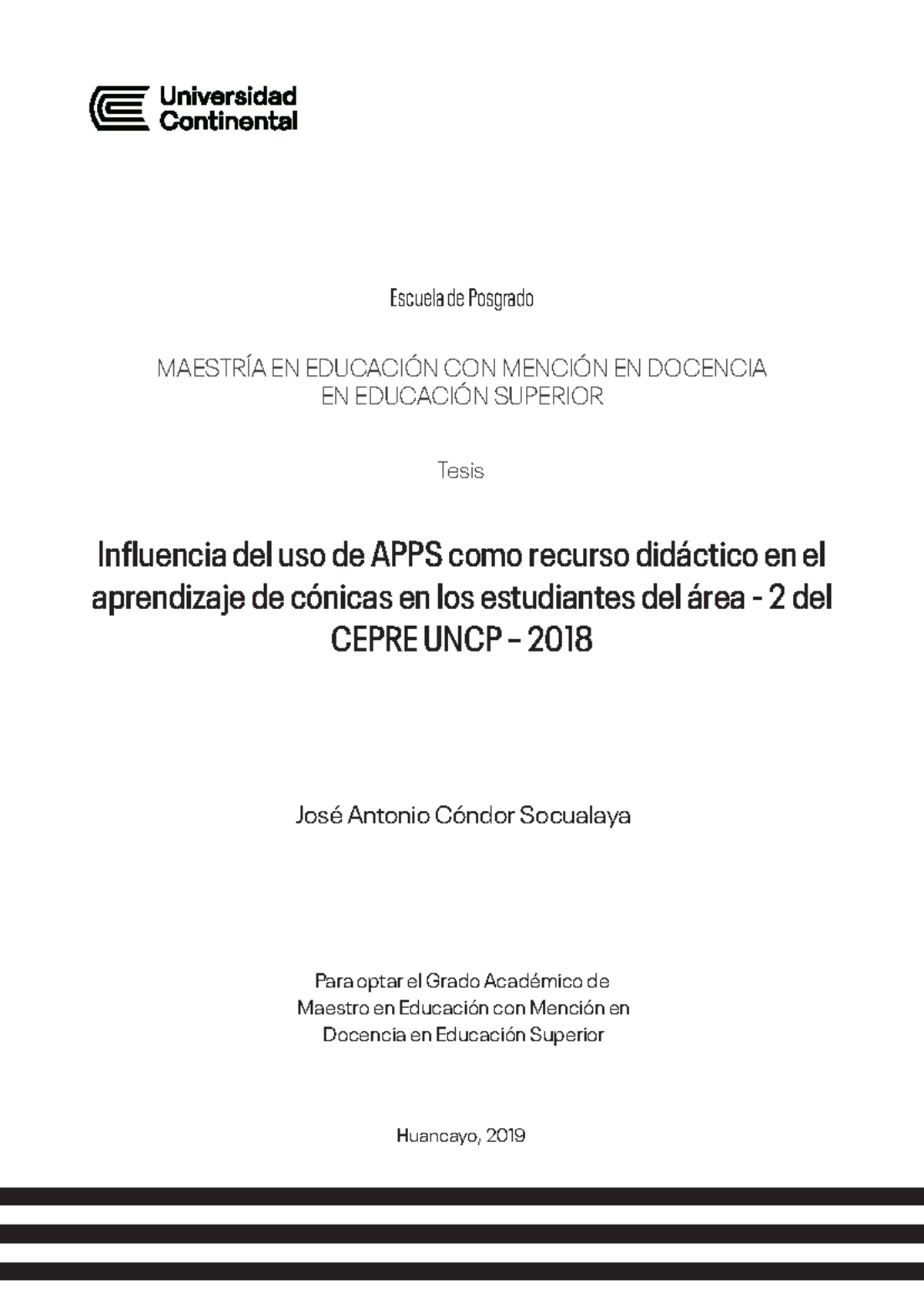 IV PG Memdes TE Tesis: Uso de APPS en Aprendizaje de Cónicas - 2019 ...