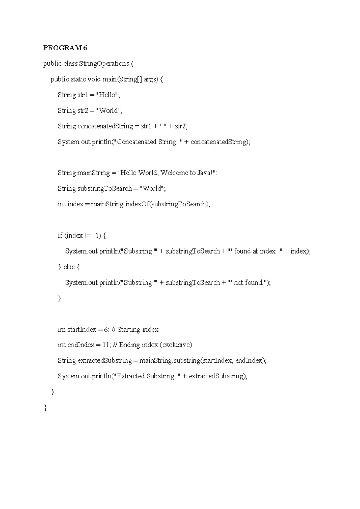 3,4,5 - Java Character and String Analysis Notes - Studocu