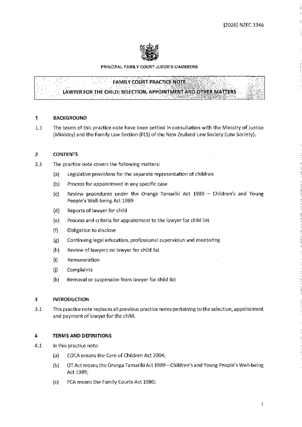 Lawyer for Child Practice Note: Key Insights and Guidelines (2020 ...