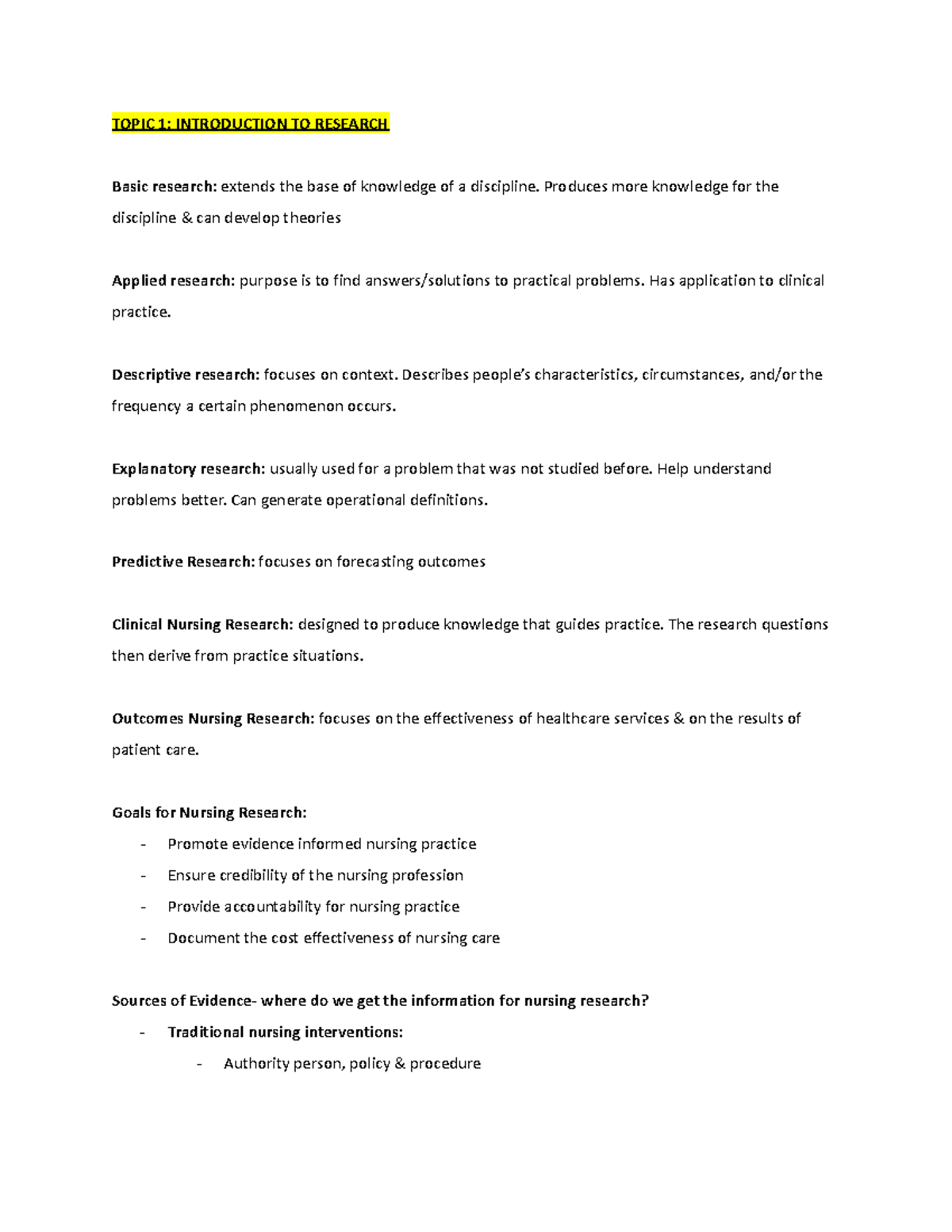 NURS344: Introduction to Research and Ethical Considerations in Nursing ...