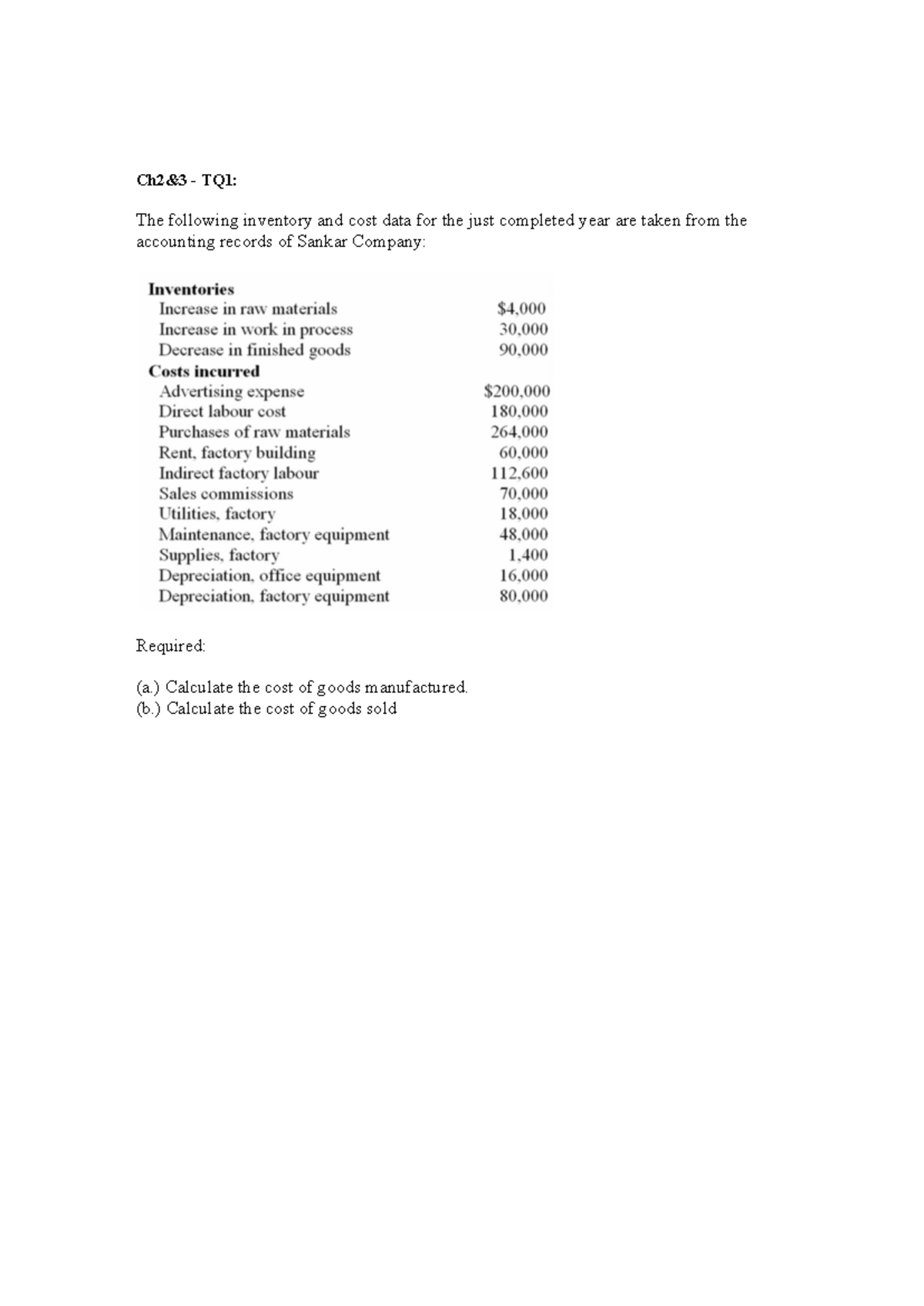 Tutorial Questions (without solutions) - Comm 112 - Ch2&3 - TQ1: The ...