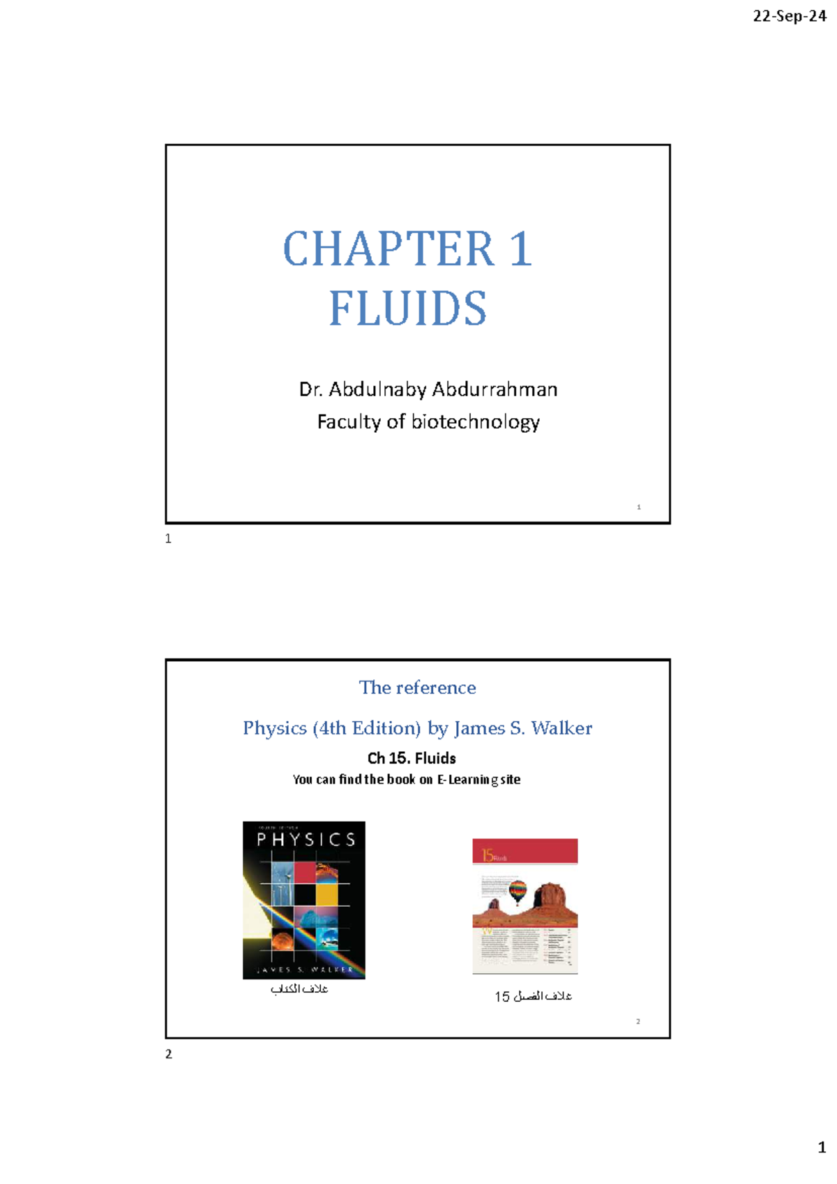 CH1 - Lecture 1: Understanding Fluids and Their Properties - Studocu