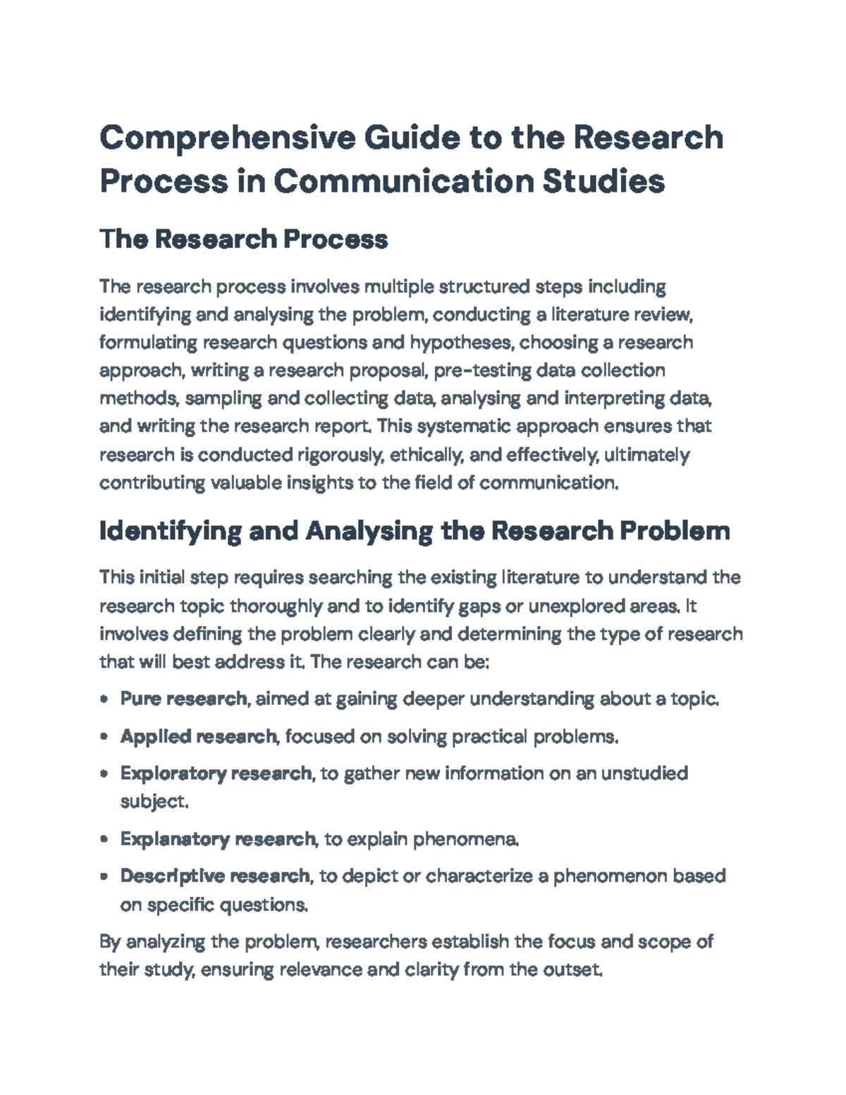 Chapter 1: Understanding Research and Its Importance in Communication ...