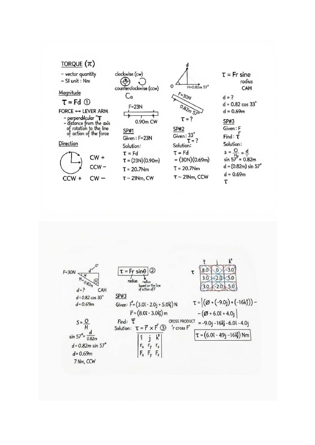Midterm Exam: Torque Calculus (PHYS 101) - Studocu