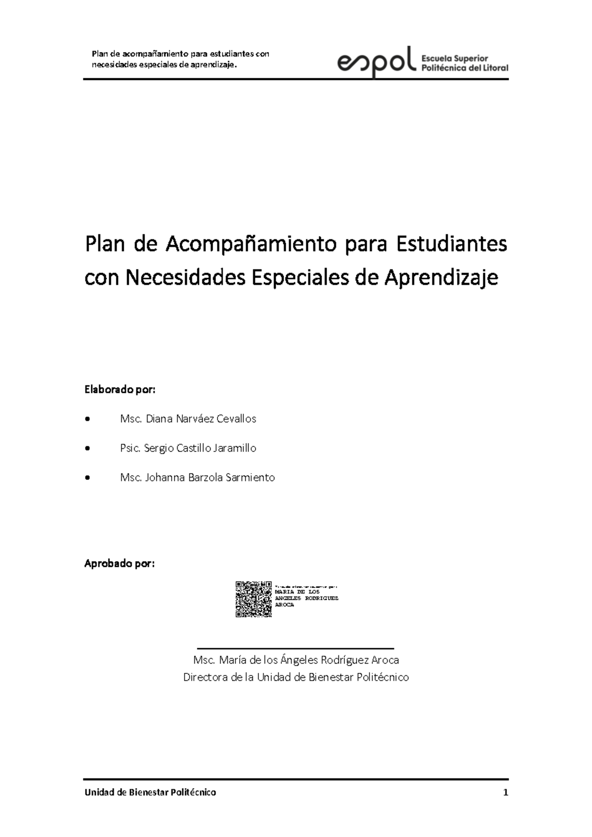 Plan de Acompañamiento para Estudiantes con Necesidades Especiales ...