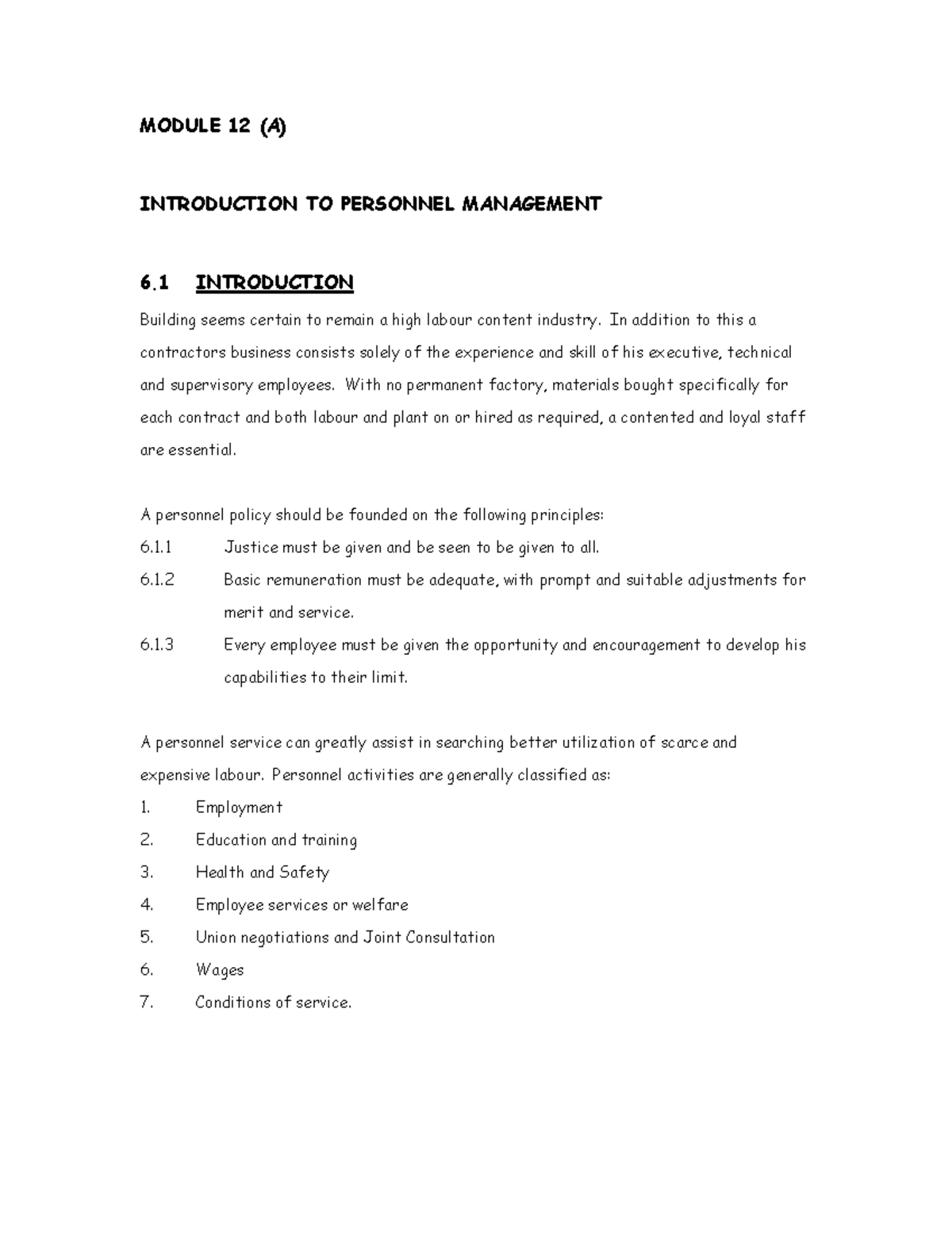 Module 12 - This is about the contractors involved in the construction ...