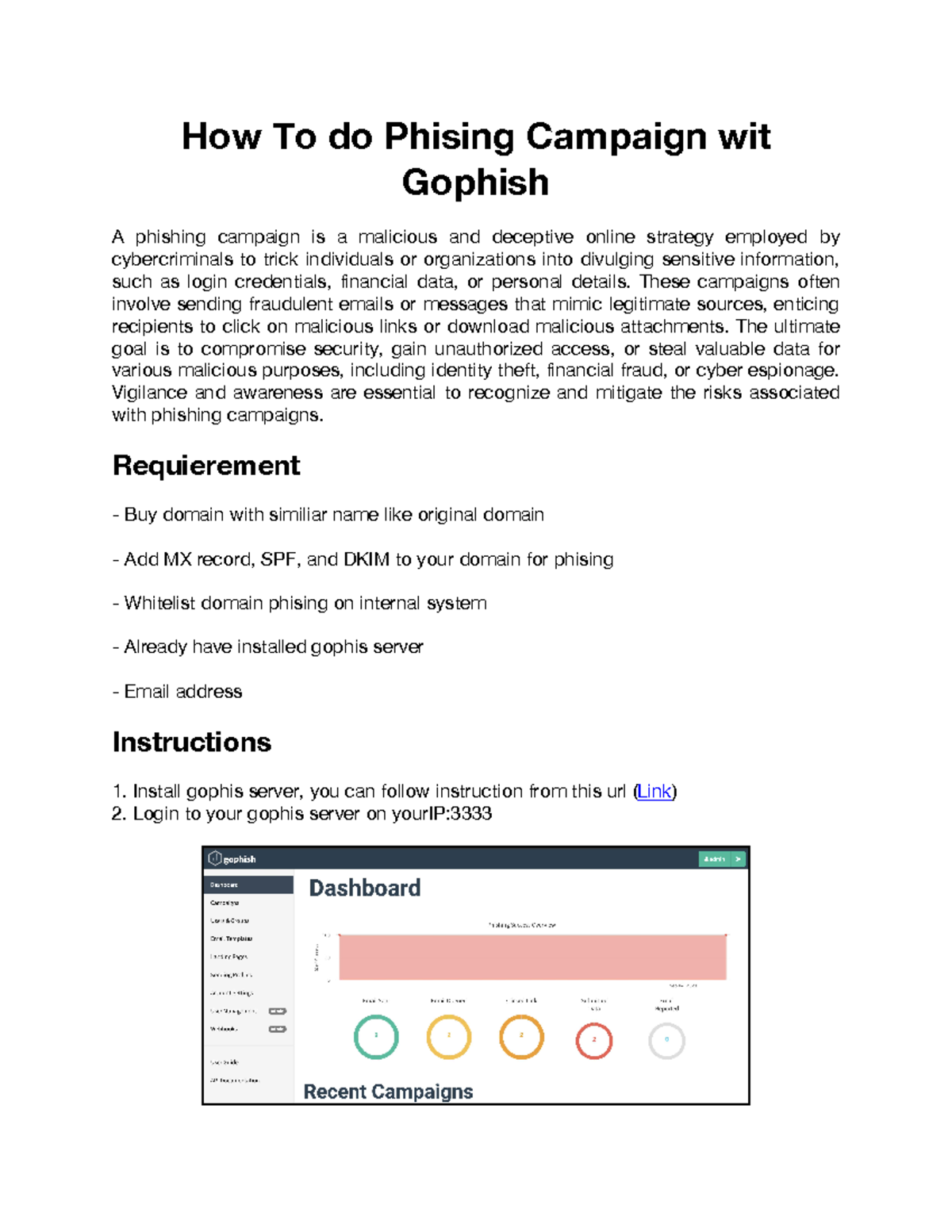 Phishing Campaign Setup Guide with Gophish: Step-by-Step Instructions ...
