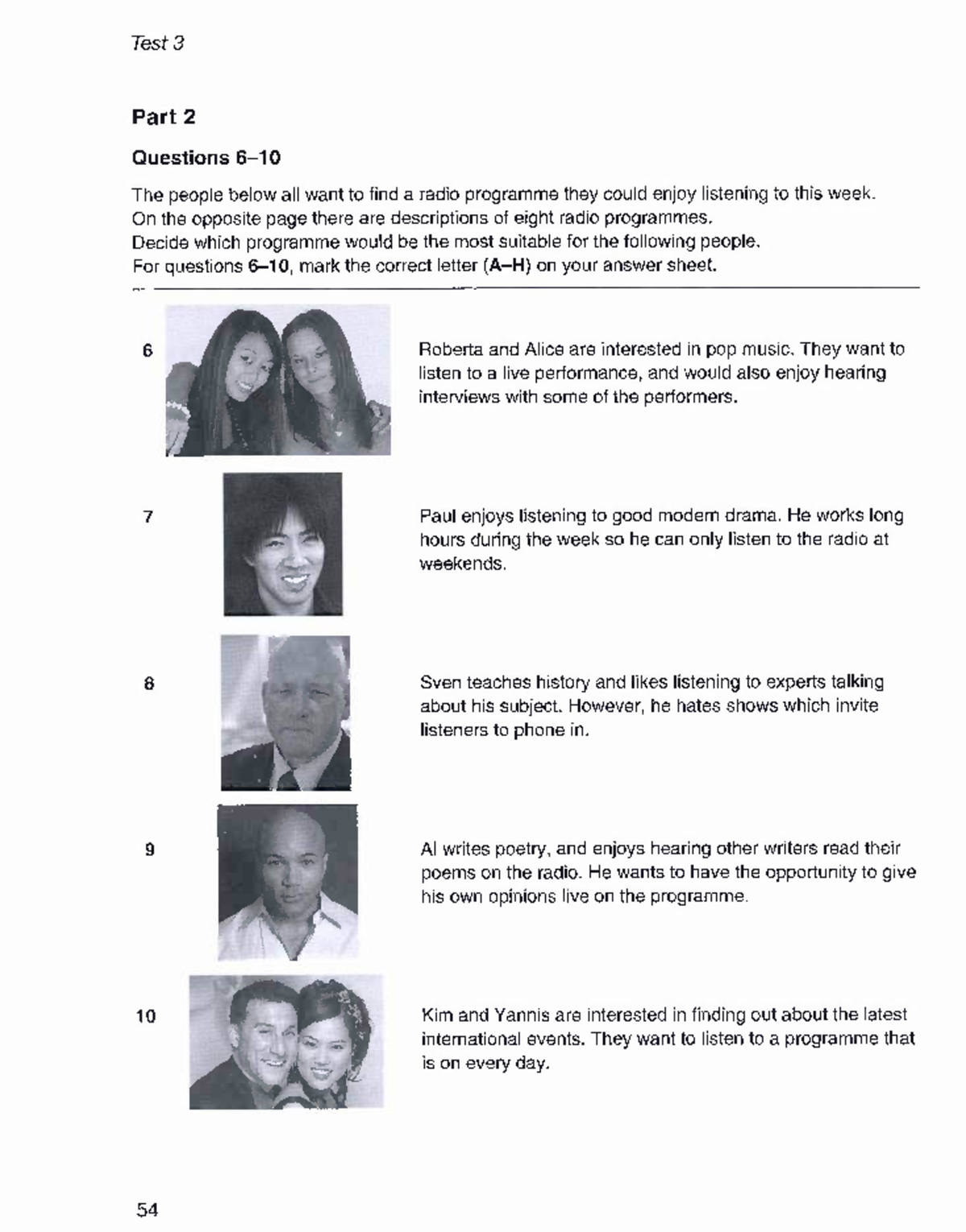 Test 3 Reading Practice: Level B1 Questions and Answers - Studocu