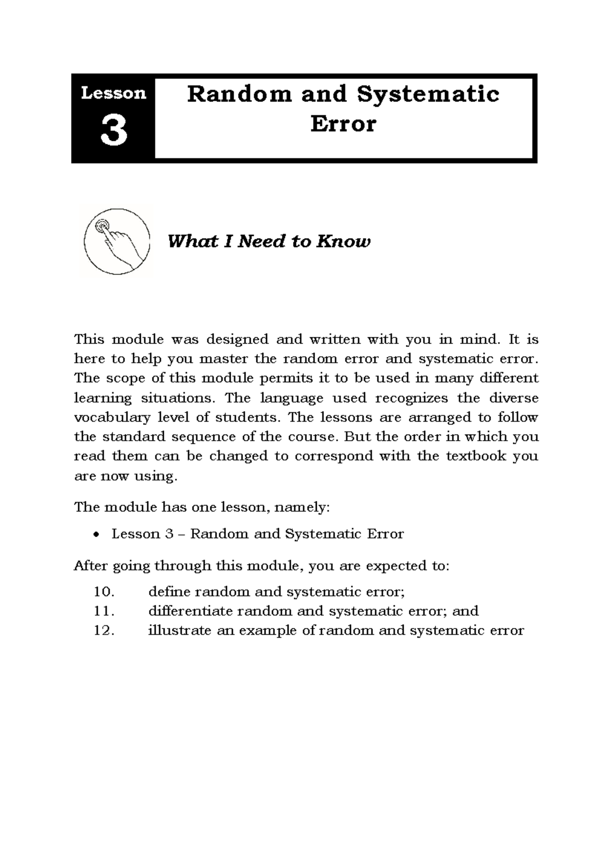 General Physics 1: Lesson 3 - Understanding Random and Systematic Error ...