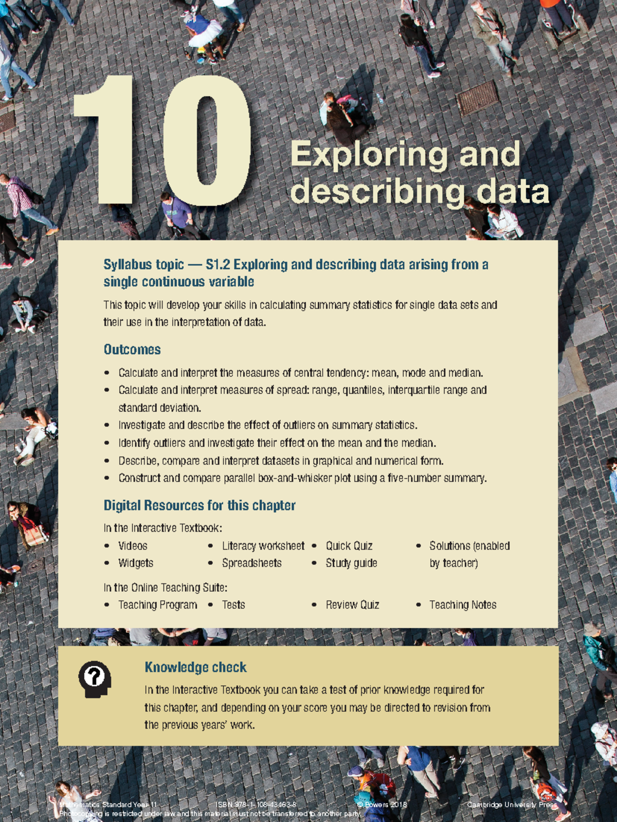 Chapter 10: Exploring and Describing Data (Mathematics Std Year 11 ...