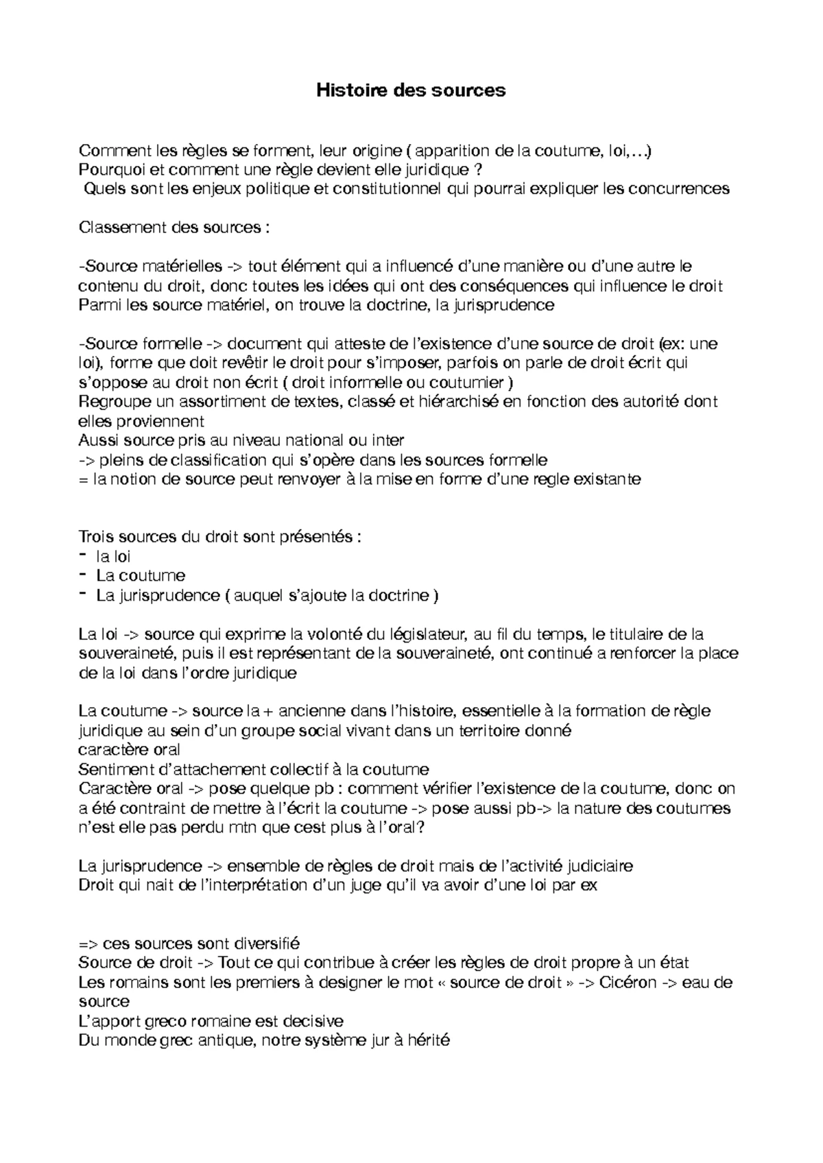 HDS, Chapitre 1 : Les Sources du Droit Romain Antique - Cours Complet ...