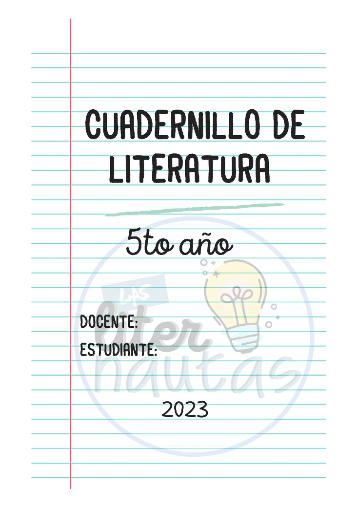 Cuadernillo 5to Año: Literatura y Cosmovisiones en ESI - Document Preview