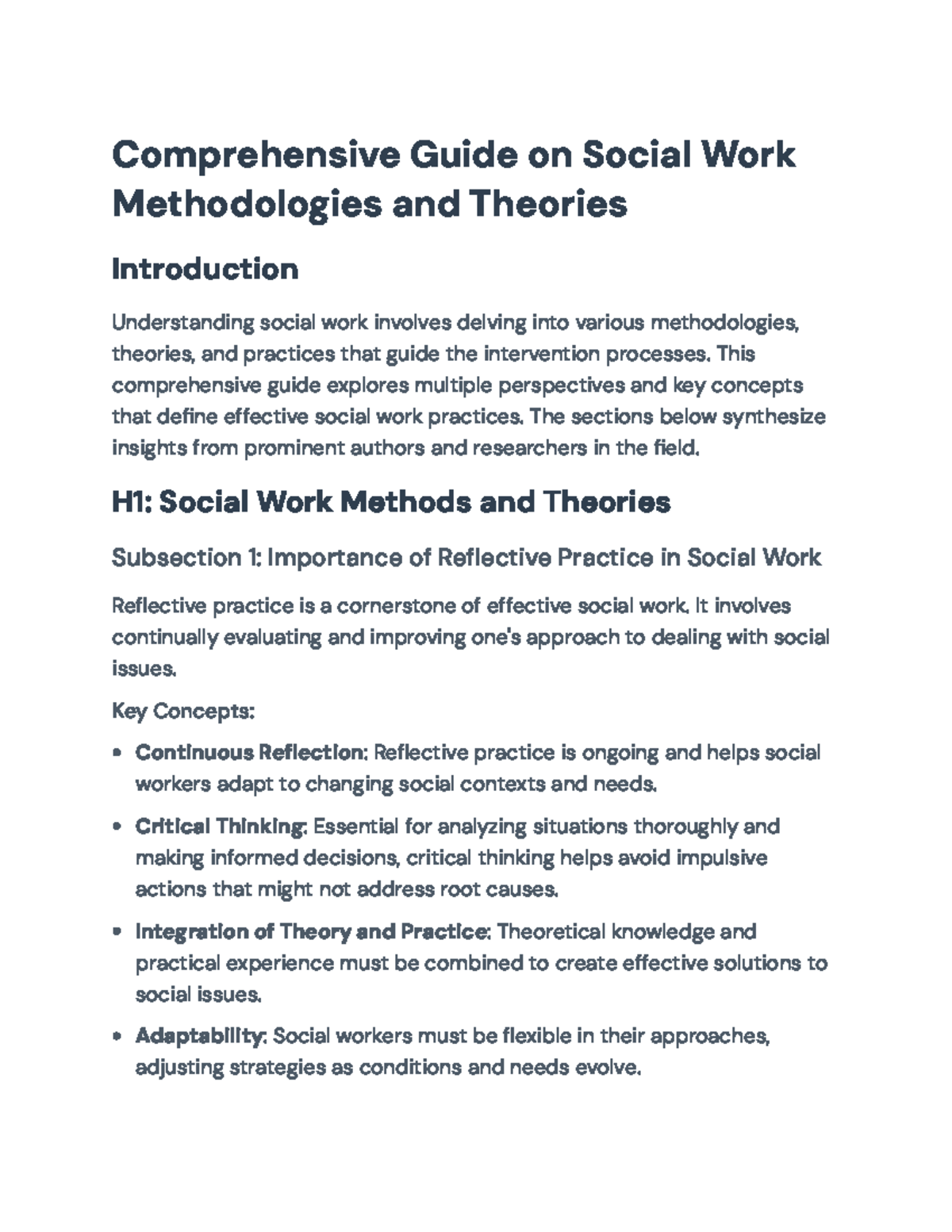 SWK 101: Comprehensive Guide to Social Work Methodologies & Theories ...