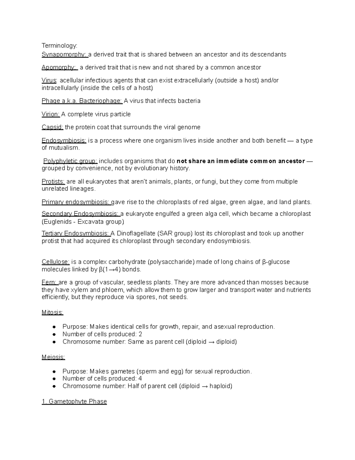 Bio 101 Exam 2 Study Guide: Key Concepts in Plant Bio & Repro - Studocu