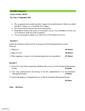 [Solved] compile an EMPr for the development of a new feedlot and dairy ...