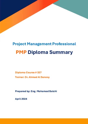 Project Management Plan (PMP) Template: Key Components & Criteria - Studocu