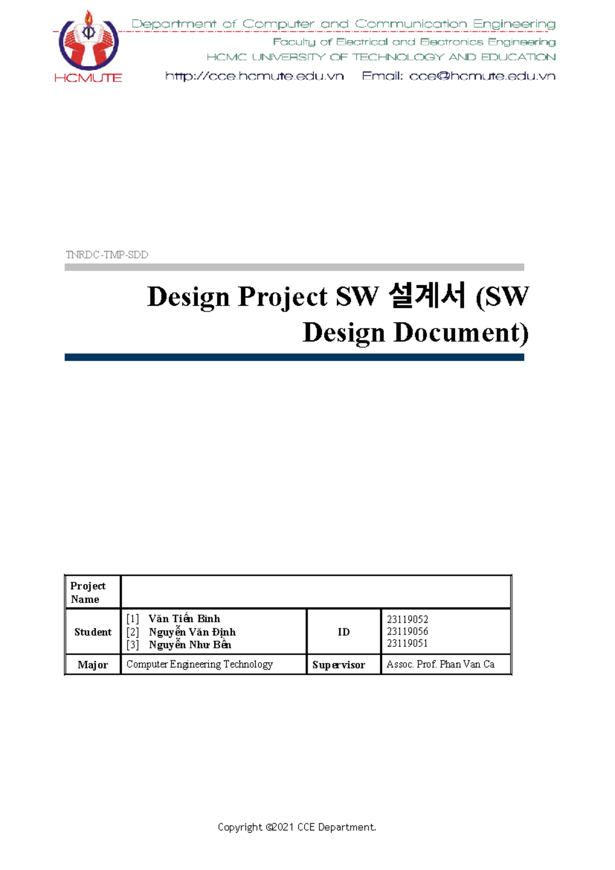 SW 설계서 (SW Design Document) - Hệ Thống Giám Sát Thông Minh sử dụng ...