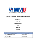 Computer Architecture - CSN6114 - MMU - Studocu