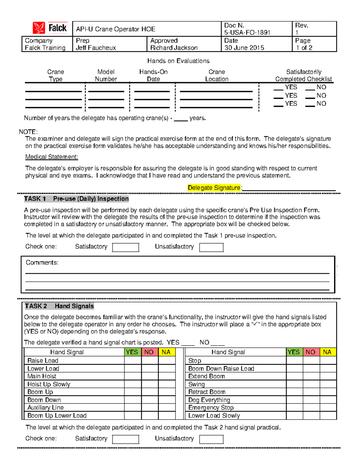 API 7th Edition Crane Operator Training Prep - Rev 2 - Studocu
