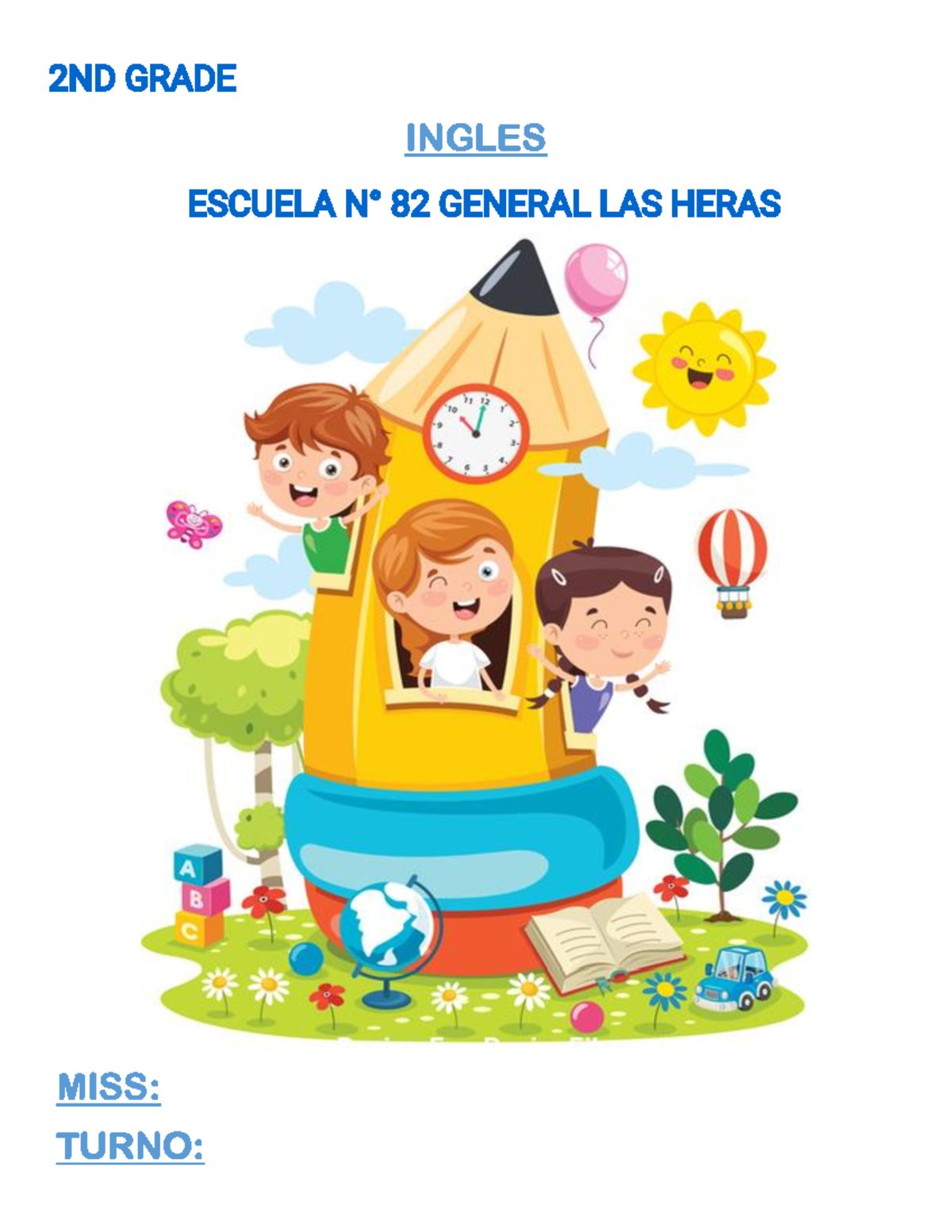 2ND Grade ESC 82 - Actividades de Inglés para 2do Grado - Studocu