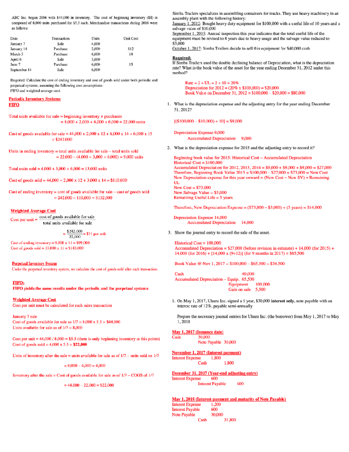 1AA3 Final Exam Study Guide and Key Concepts Summary - Studocu