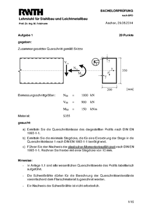 Formelsammlung Stahlbetonbau EC2 - Anmerkungen, Verbesserungsvorschläge ...