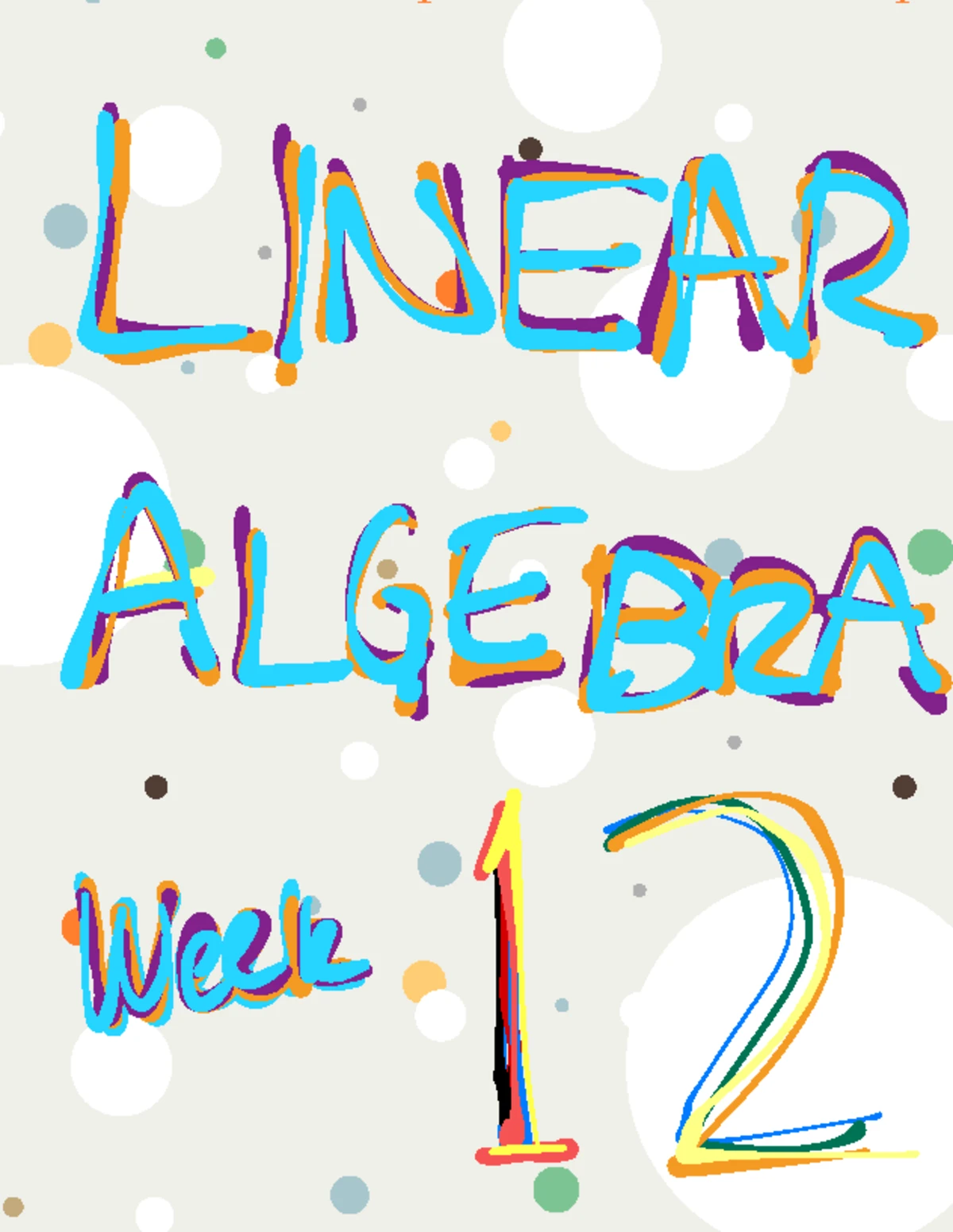 Week 11 Lecture - MATH 1620 - A - Studocu