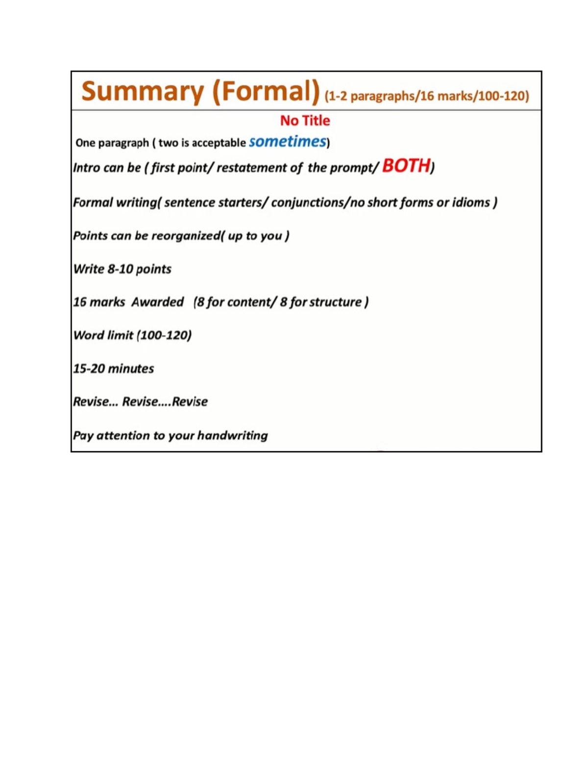 Emglish second language formats - English Second Language IGCSE - Studocu
