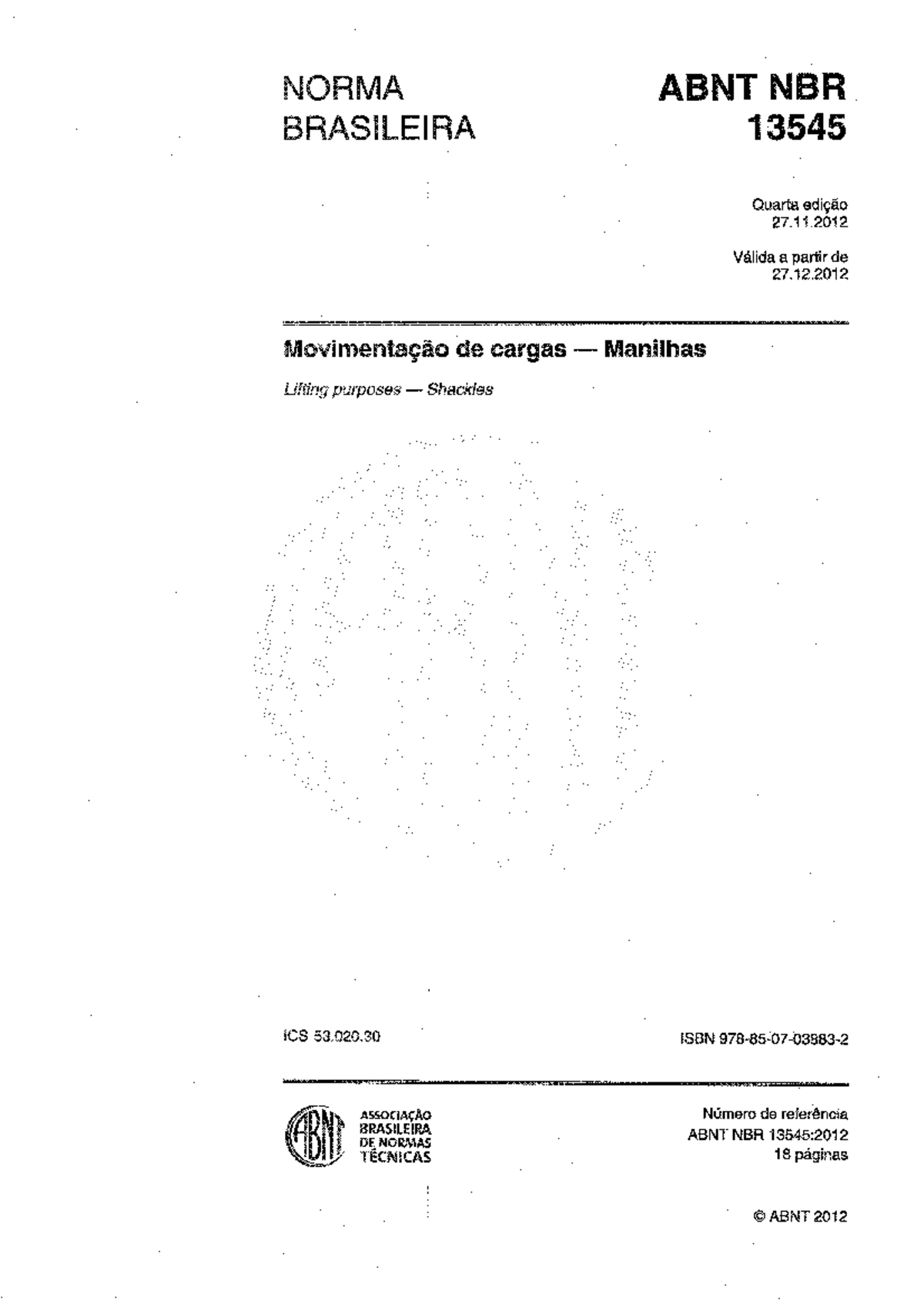 ABNT NBR 13545 - Standards for Manhole Construction and Use - Studocu