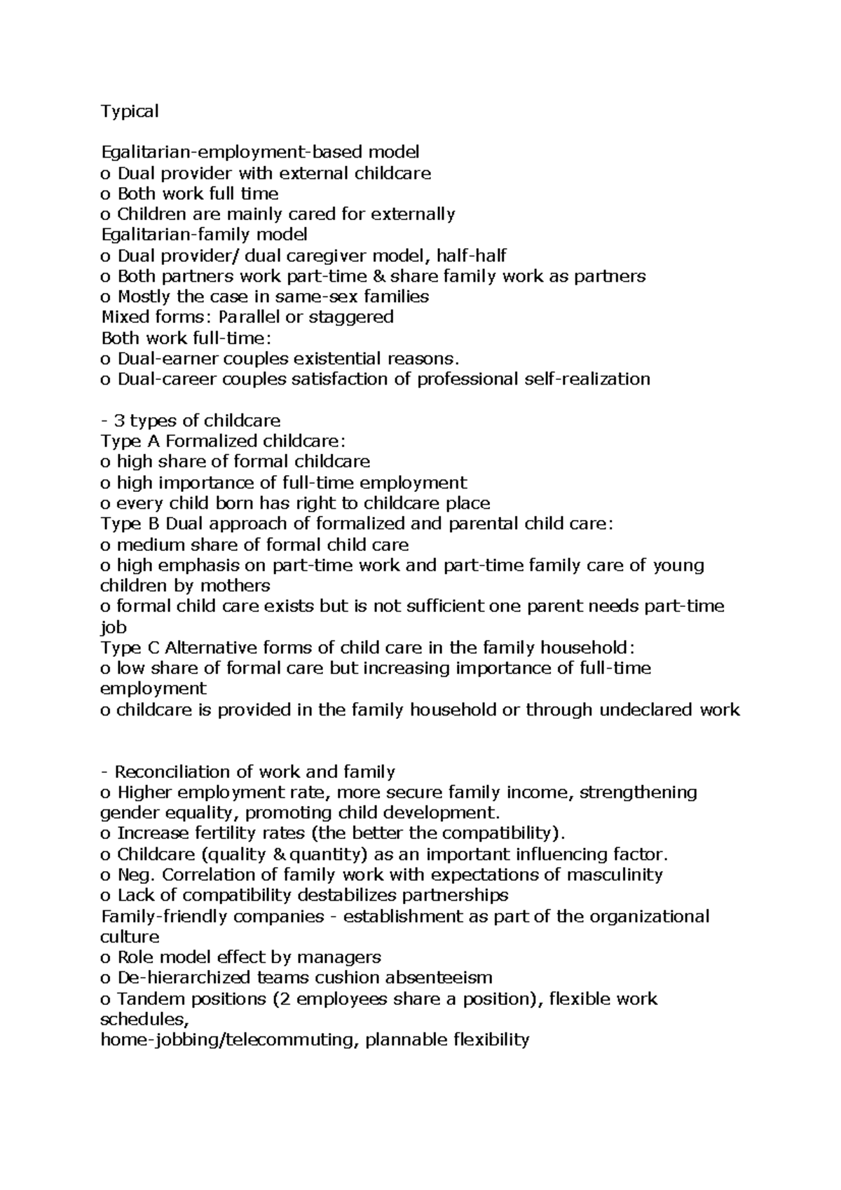 Typical - Social Psychology - Typical Egalitarian-employment-based ...