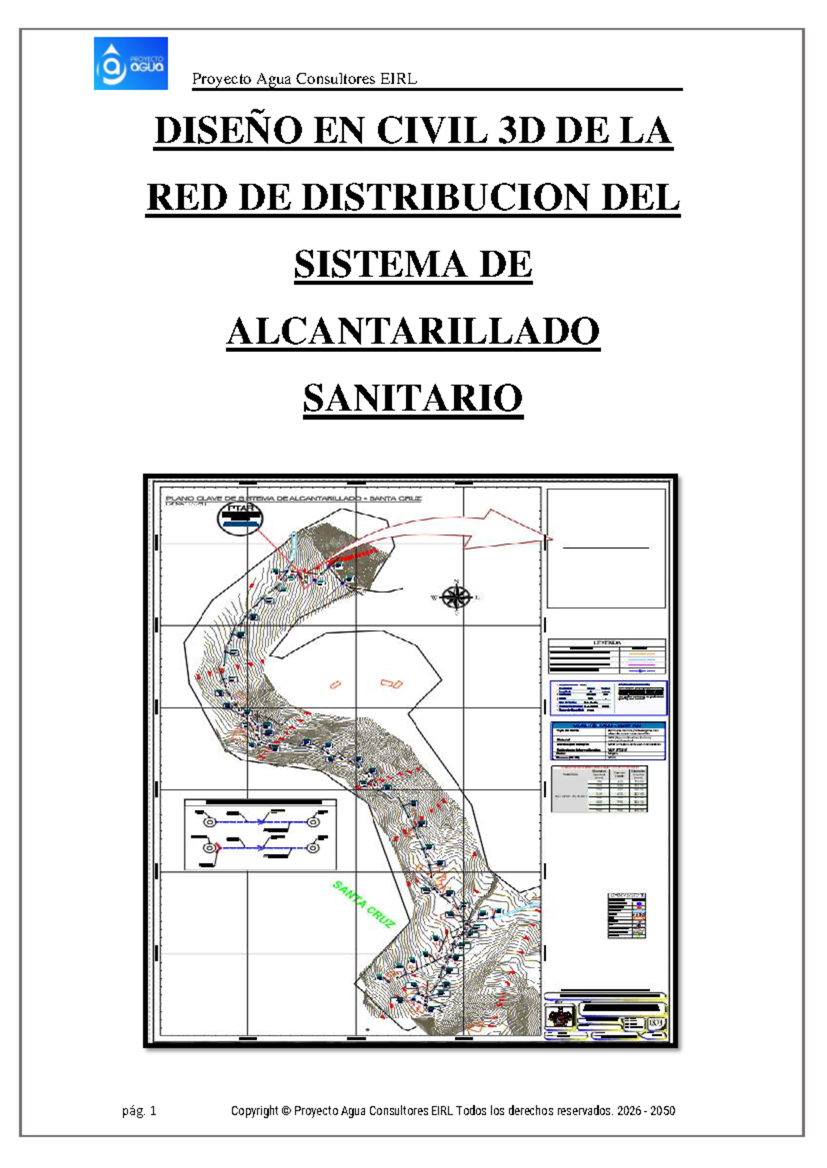 Manual de Diseño de Alcantarillado Sanitario - Curso Civil 3D - Document Preview