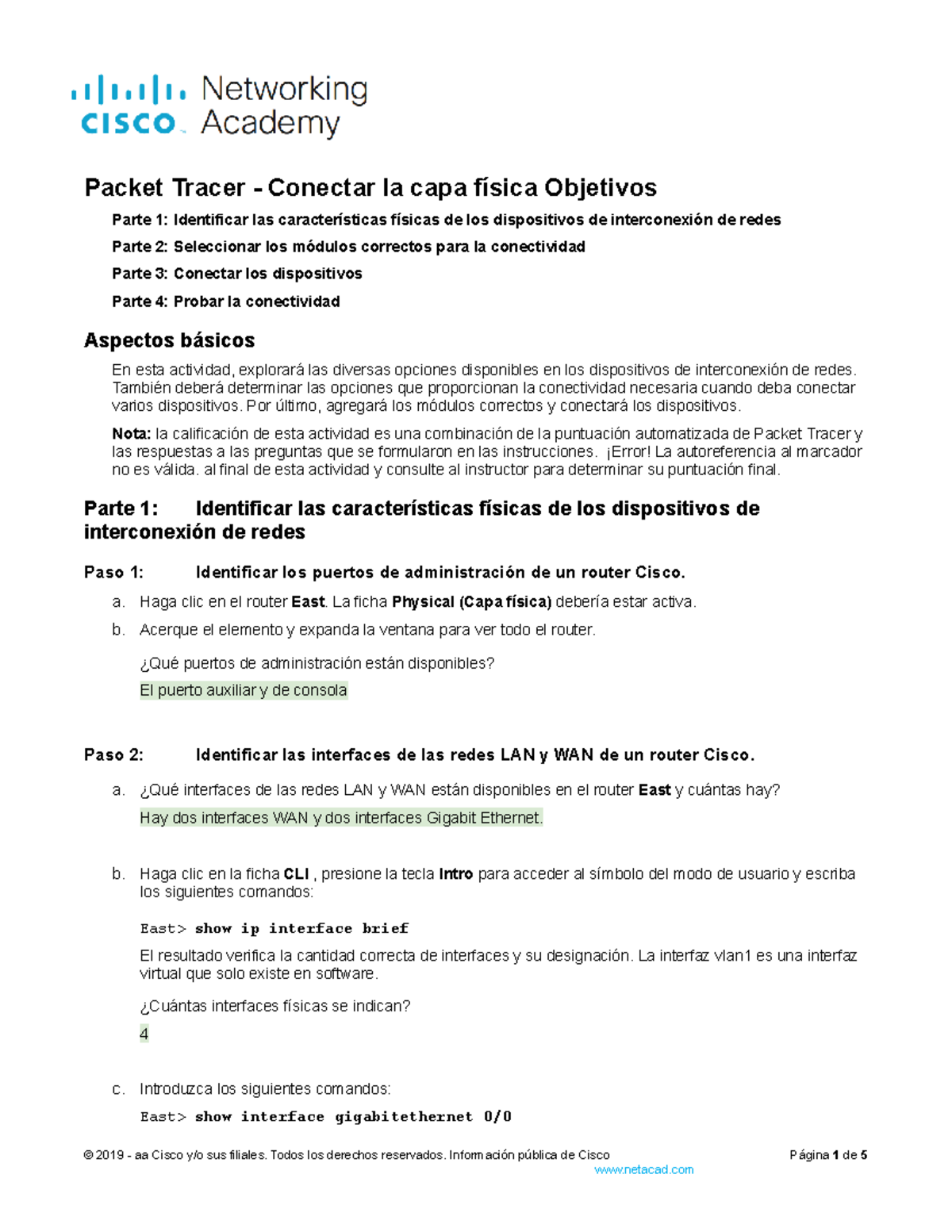 4 7 1 packet tracer connect the physical layer packet tracer