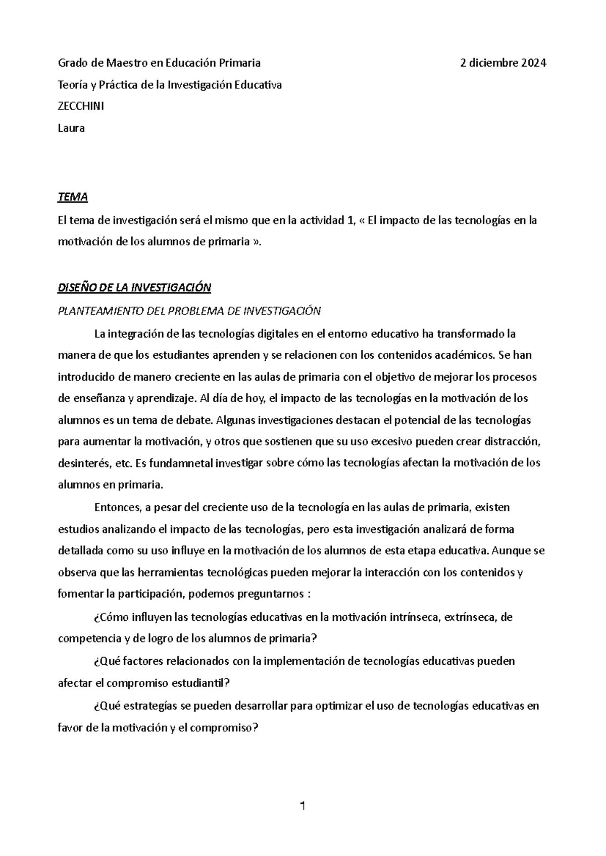 Actividad 3 - Disent de una investigación sobre la integracion de la ...