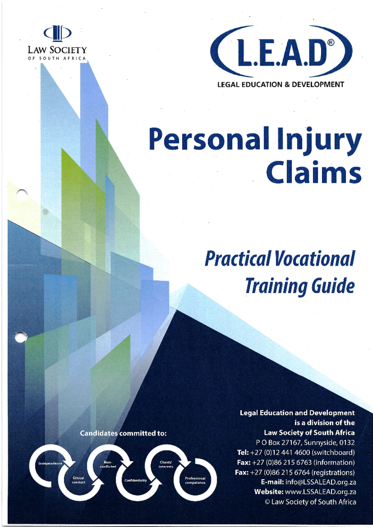 Personal Injury 1 - Practical Training Guide and Notes - Studocu