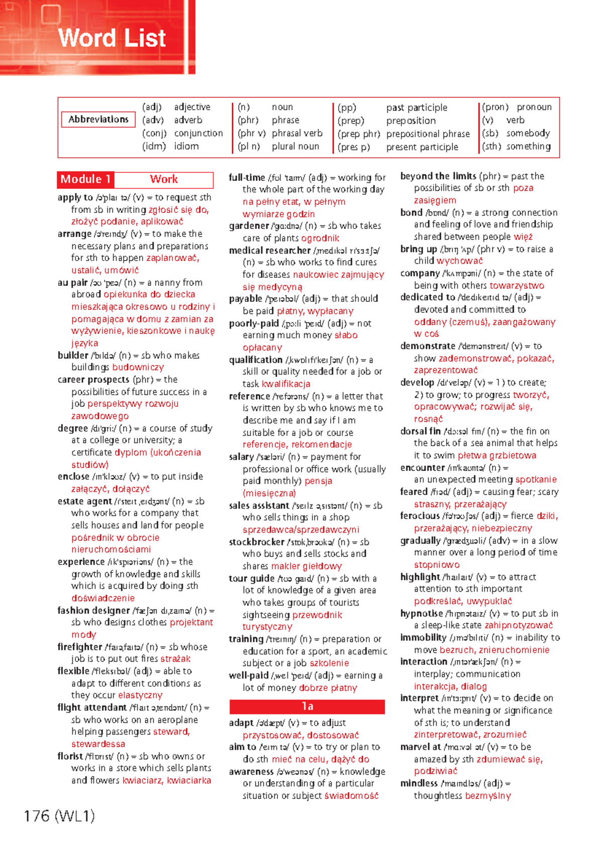 B2++ English Vocabulary Wordlist for Language Learners - Studocu