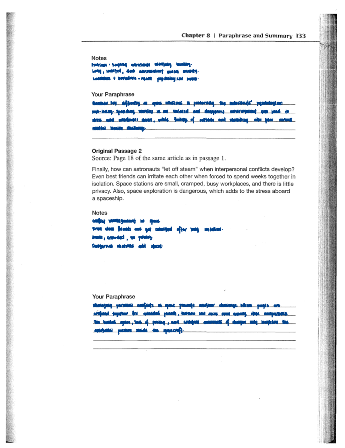 Paraphrasing - Lecture Notes for Chapter 8 (CBT 101) - Studocu