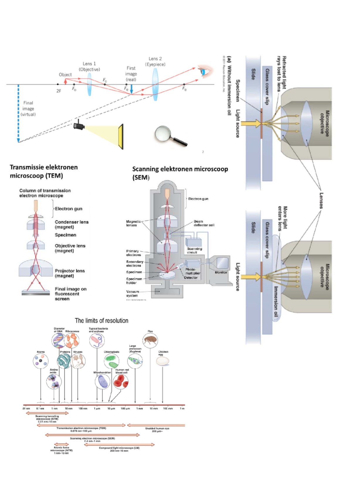 Lens 2 Lens 1: Microscope Imaging Techniques and Resolution Limits ...