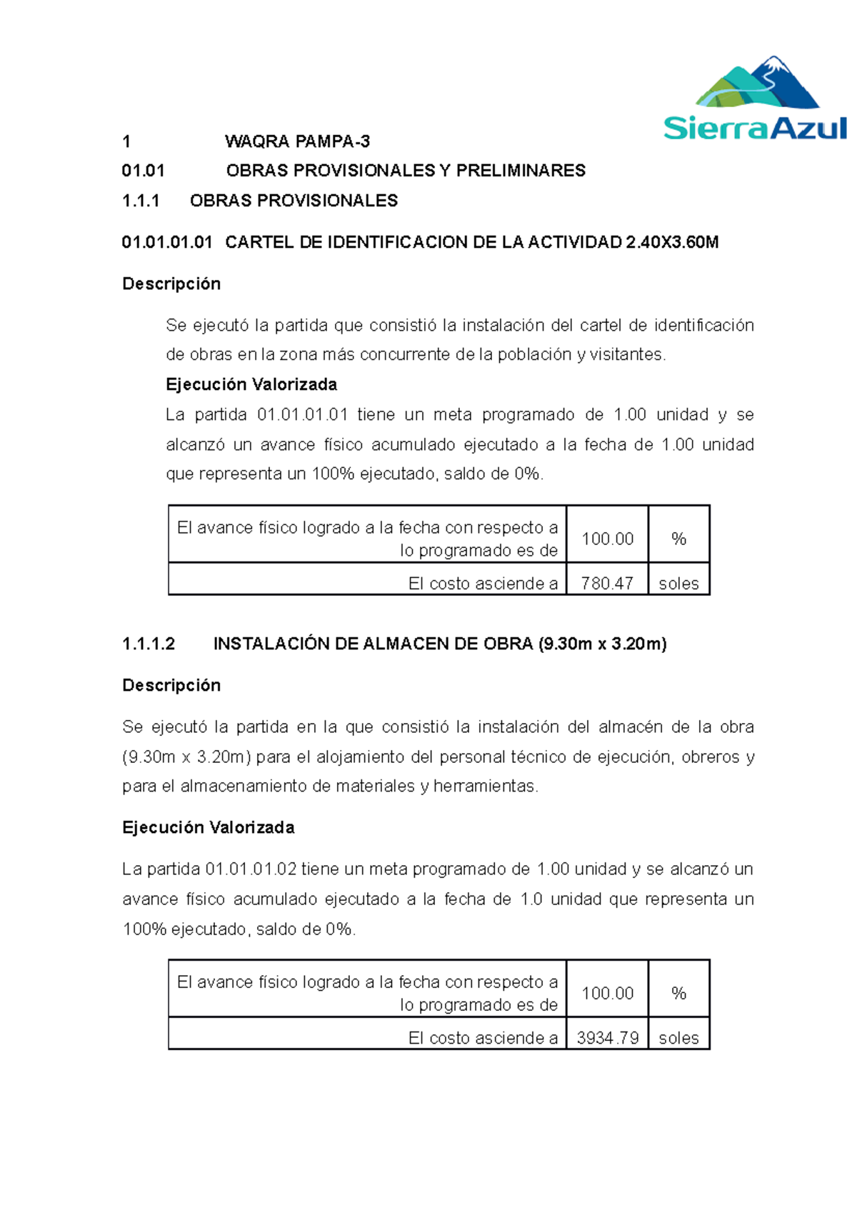 Análisis de Partidas Ejecutadas Q-3 - Informe Detallado de Ejecución - Document Preview