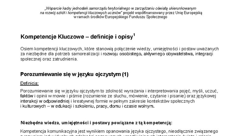 kompetencje-kluczowe-definicje-i-opis-projekt-ue-w-o-wiacie-studocu