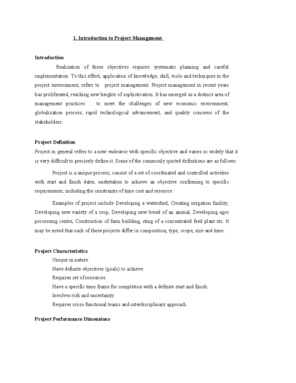 Lec 1 - RRT5 GMU - 1. Introduction to Project Management Introduction ...