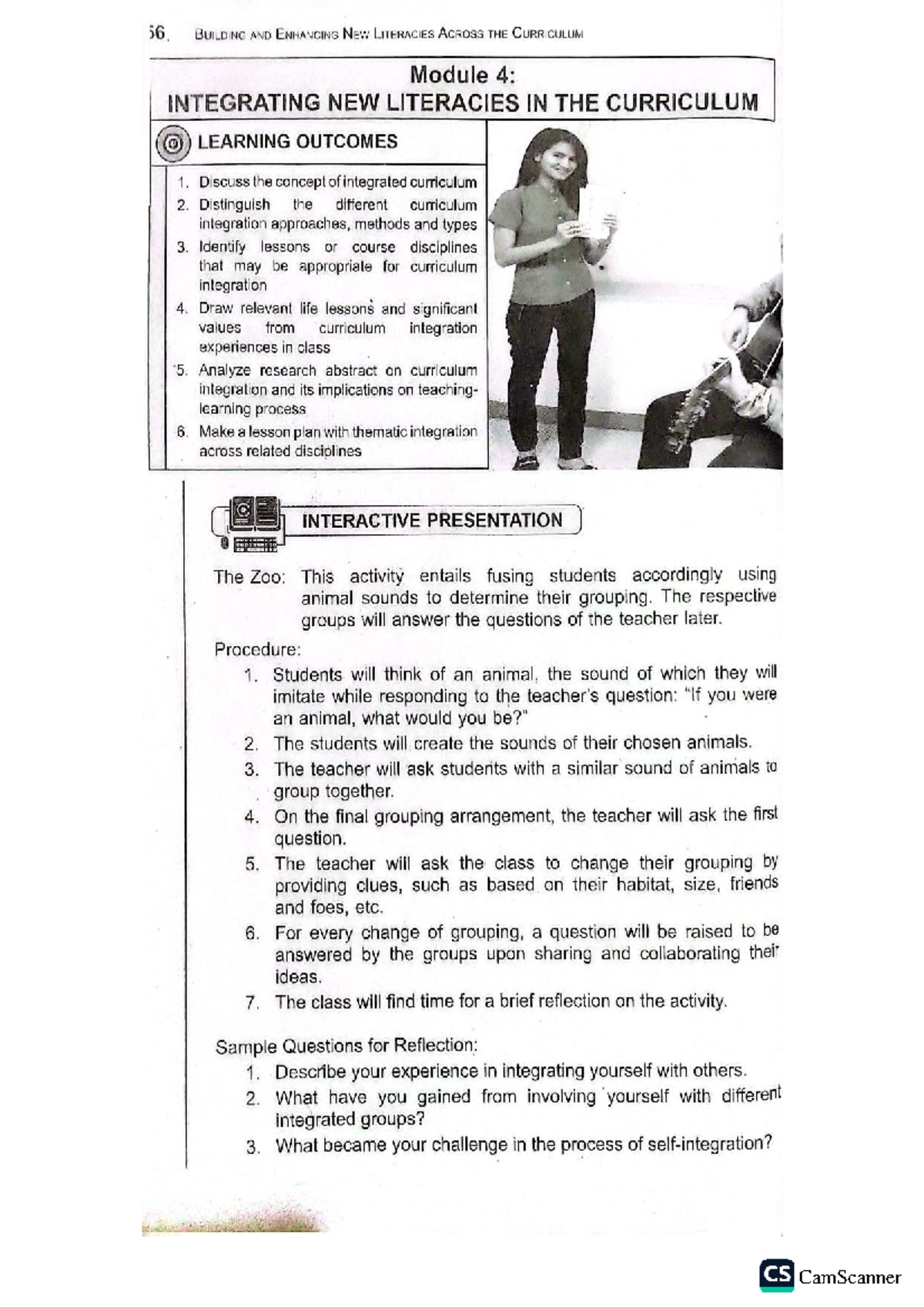 Module 4: Integrating New Literacies in the Curriculum - Studocu
